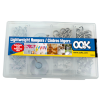 Ensemble de crochets muraux pour pièces légères d'OOK, paq. 58 Front_Flat