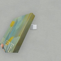 OOK Ready Nail Canvas Grip, For Hanging Canvas, No Tools Required, 10-lb Capacity, 4-pk Front_Three_Fourths_Angled_Left