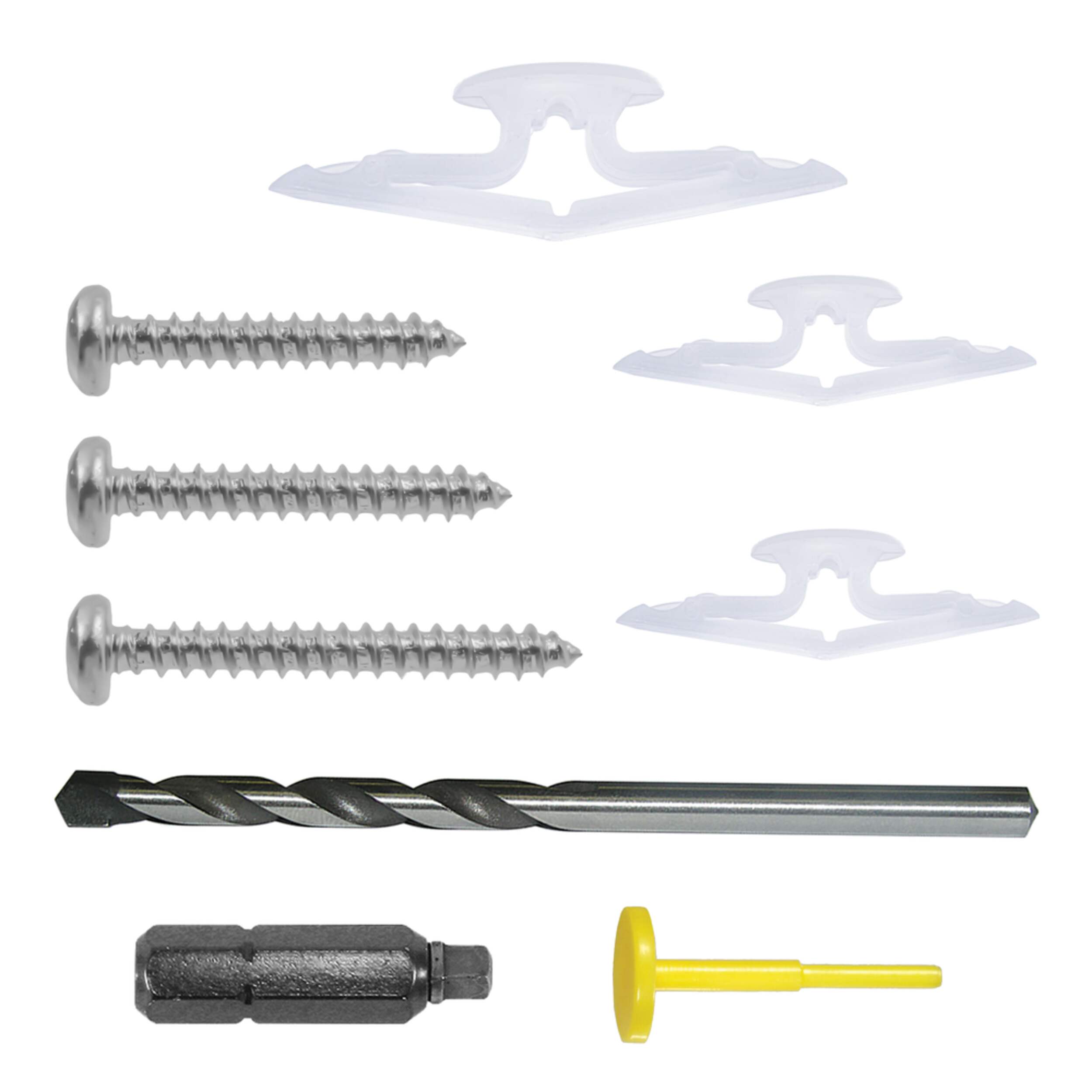 Ensemble d'ancrage en plastique Hillman no 8 pour travaux moyens, paq. 35 Composite_or_Mixed