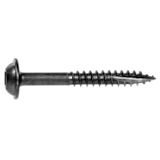 Rondelle à tête ronde avec entraînement carré extra-large Hillman, à filetage grossier, no 8 x 1,5 po, paq. 100 Front_Elevated