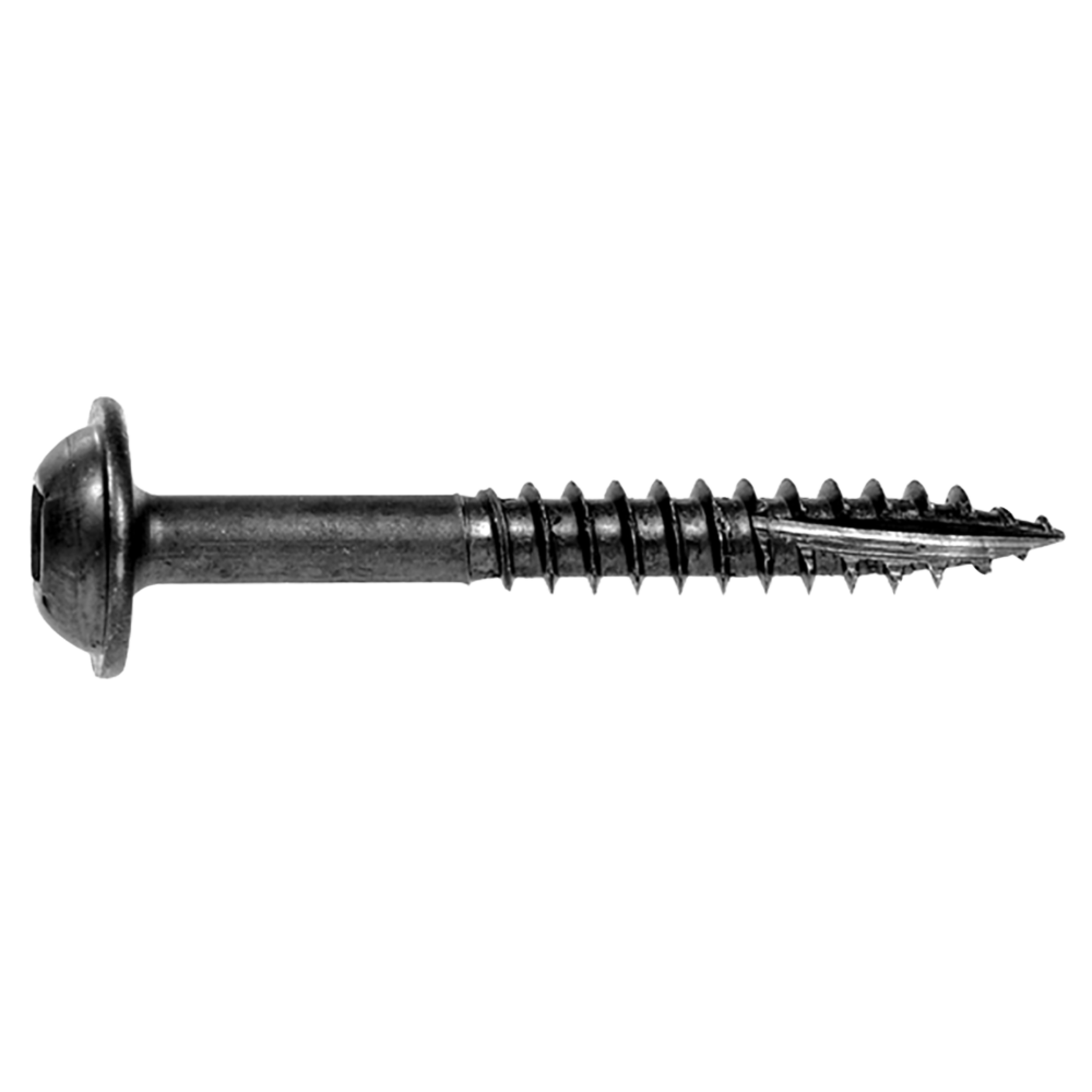 Rondelle à tête ronde avec entraînement carré extra-large Hillman à filetage grossier, no 8 x 2,5 po, paq. 50 Front_Elevated