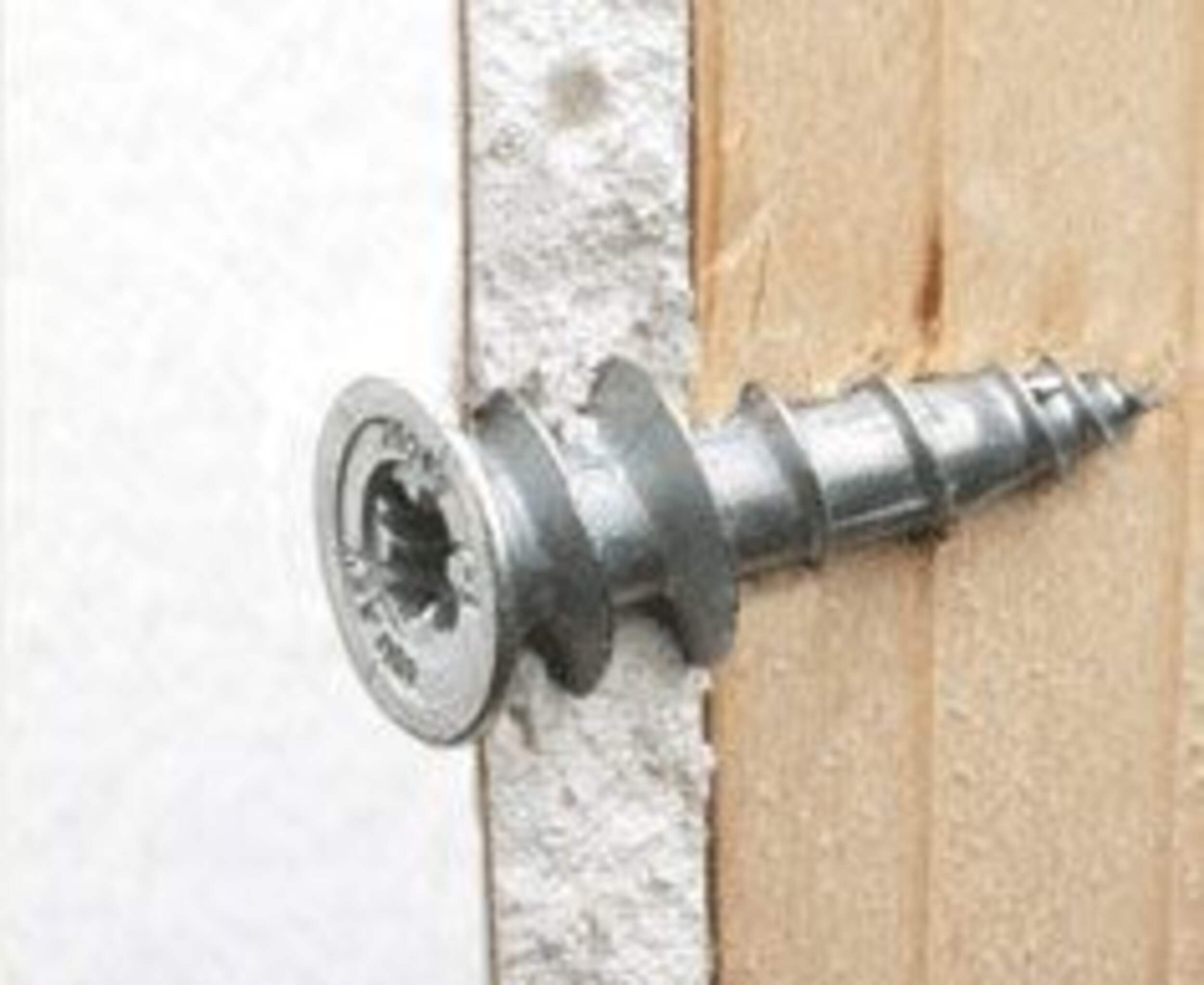 Ancrage Stud Solver E-Z Ancor, zinc no 8, avec vis Front_Angled_Right