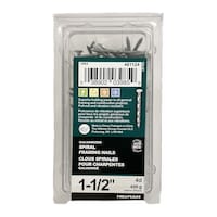 Clous à charpente torsadés au fini galvanisé Hillman, 1,5 po, 400 g