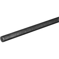 Steelworks Weldable Round Steel, Hot Rolled, Assorted Sizes