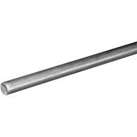 Steelworks Plated Round Rod, Zinc-Plated, Assorted Sizes CloseUp