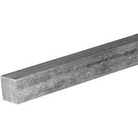 Steelworks Plated Square Rod, Zinc-Plated, Assorted Sizes