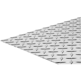 Steelworks Solid Aluminum Checker Plate, Assorted Sizes CloseUp