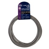 Ben-Mor PVC Coated Galvanized Steel Aircraft Cable, 7 x 19 Construction, 3/16-in to 1/4-in x 20-ft Front_Flat