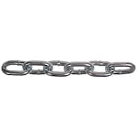 Ben-Mor Grade 30 Coil Utility Chain, Zinc Plated, 3/8-in x 10-ft