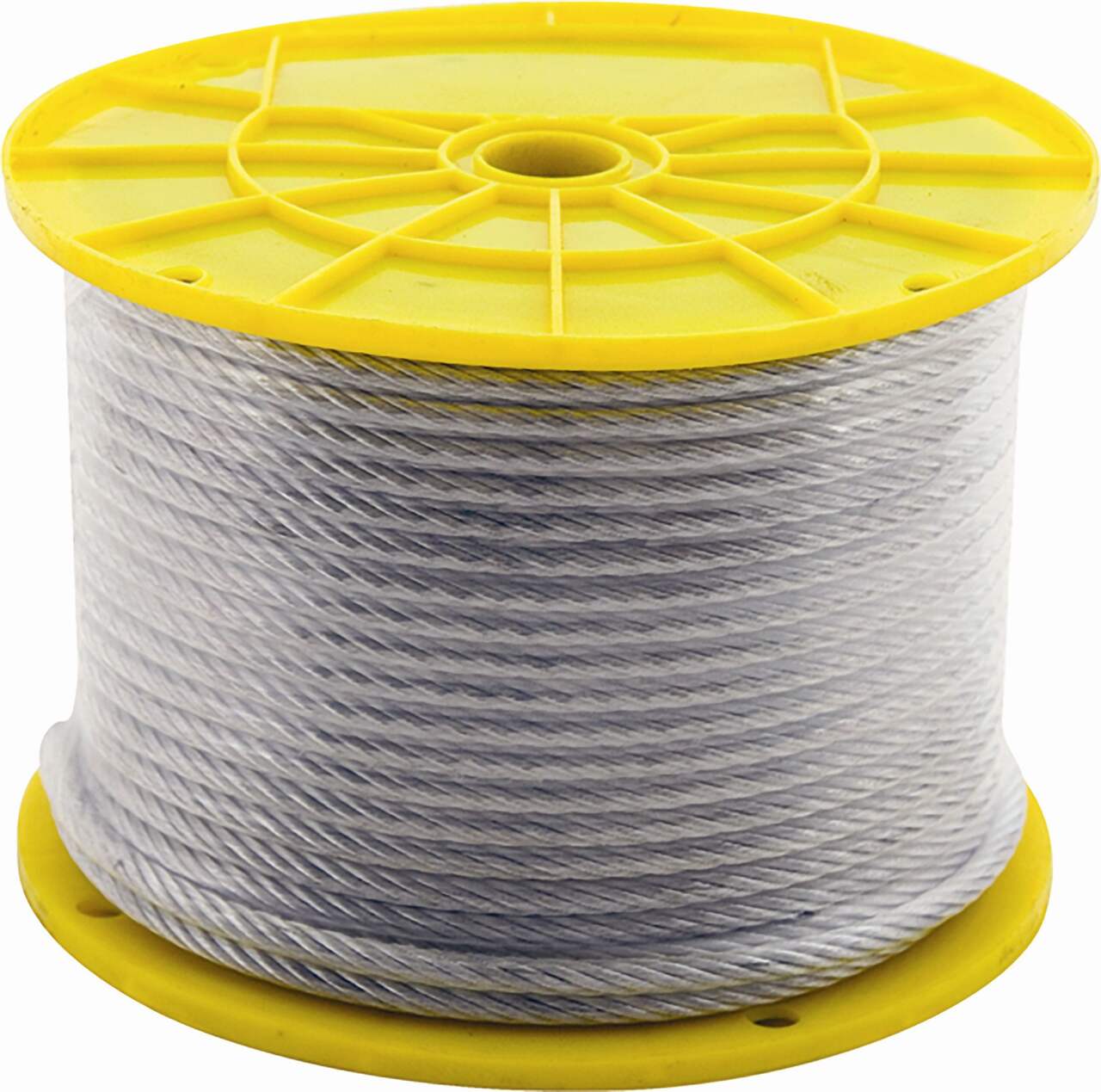 Reel 7x19 Galvanized Steel Cable, 1/8-in x 500-ft