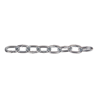 Ben-Mor Passing Link Chain, For General Utility, Corrosion Resistance, 3/16-in x 6-ft Front_Flat