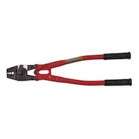 Pinces à sertir manuelle Ben-Mor, capacité de calibre de fil de 1¿4 po, rouge, 24 po