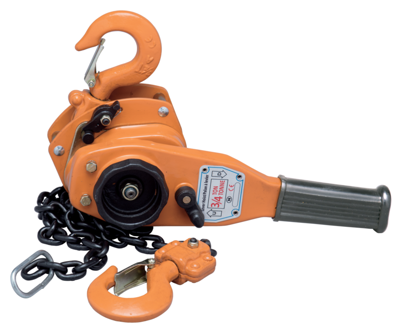 Certified Lever Hoist, Automatic Breaking, 3/4-Ton Capacity