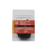 Ben-Mor Single Jack Chain #16, Zinc-Plated, 12-ft Front_Flat