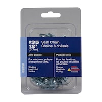 Ben-Mor Sash Chain #35, 12-ft Front_Flat