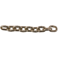 Ben-Mor Grade 70 Transport Chain, Chromate Gold, 1/4-in x 20-ft Front_Flat