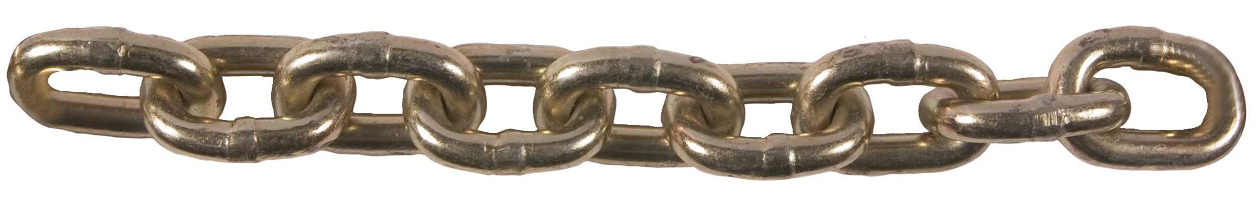 Chaîne de transport calibre 70 Ben-Mor, or chromaté, 1/4 po x 20 pi Front_Flat