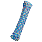 KingCord Polypropylene Utility Rope, Strong and Durable, 3/8-in x 75-ft,  Assorted Colours