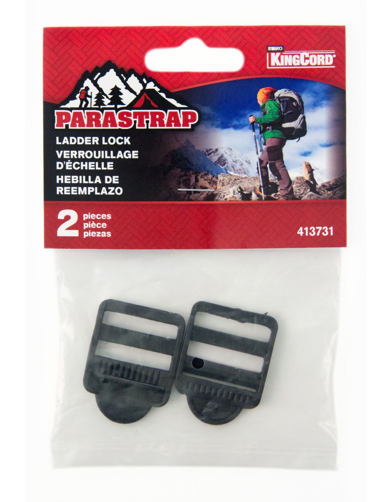 KingCord Ladder Locks, Easy to Adjust, Black, 2pk Canadian Tire