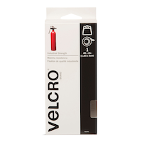 Velcro Industrial Strength Tape, White, 4-ft x 2-in, 1-pk