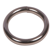 Ben-Mor Harness Rings, Nickel-Plated, 3/16-in x 1-in