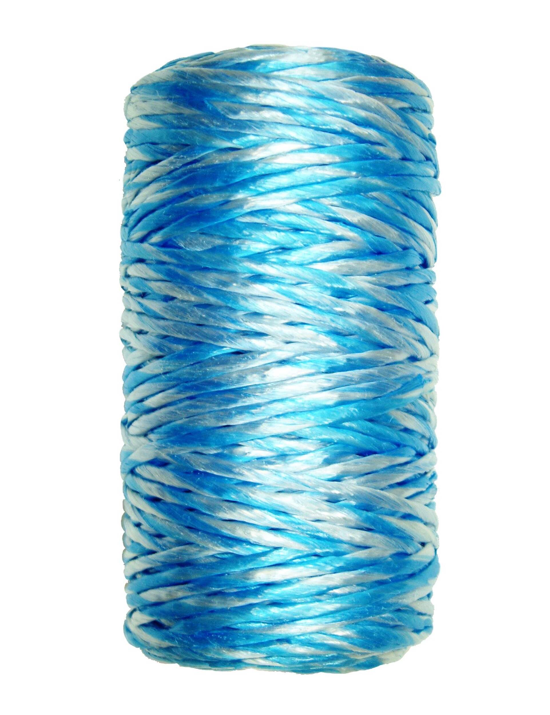 Ben-Mor Parcel Twine, All Purpose String, Medium Thickness, Blue/White, 250-ft Front_Flat