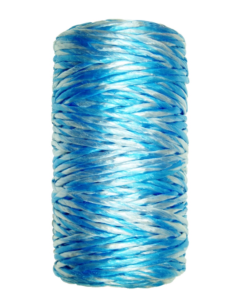 KingCord Parcel Twine, All Purpose String, Medium Thickness, Blue/White