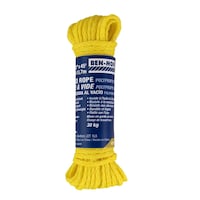 Ben-Mor Polypropylene Hollow Braided Rope, Blue, 50-ft Front_Angled_Right
