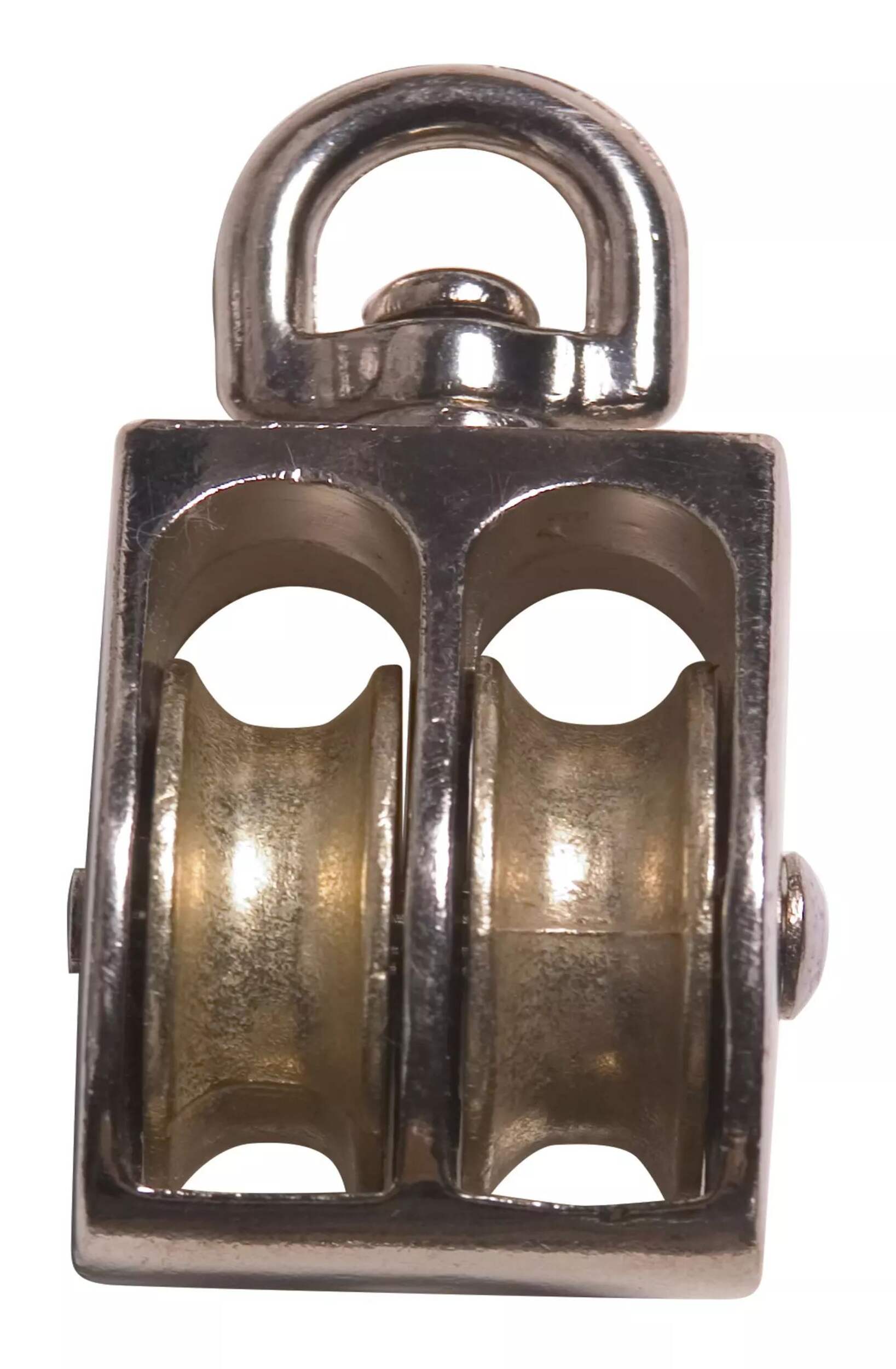 BenMor Light Duty Double Sheave Swivel Eye Rope Pulley, 88lb Load