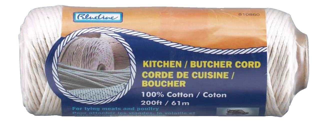 Ben-Mor Cotton Butchers Cord/Twine, For Meats and Poultry, 200-ft