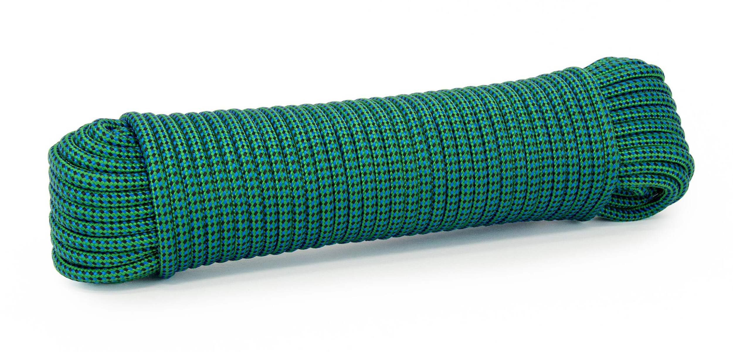 Corde tressée en losange à 32 brins KingCord en polypropylène, SWL-100 lb, 3/8 po x 100 pi Front_Angled_Right