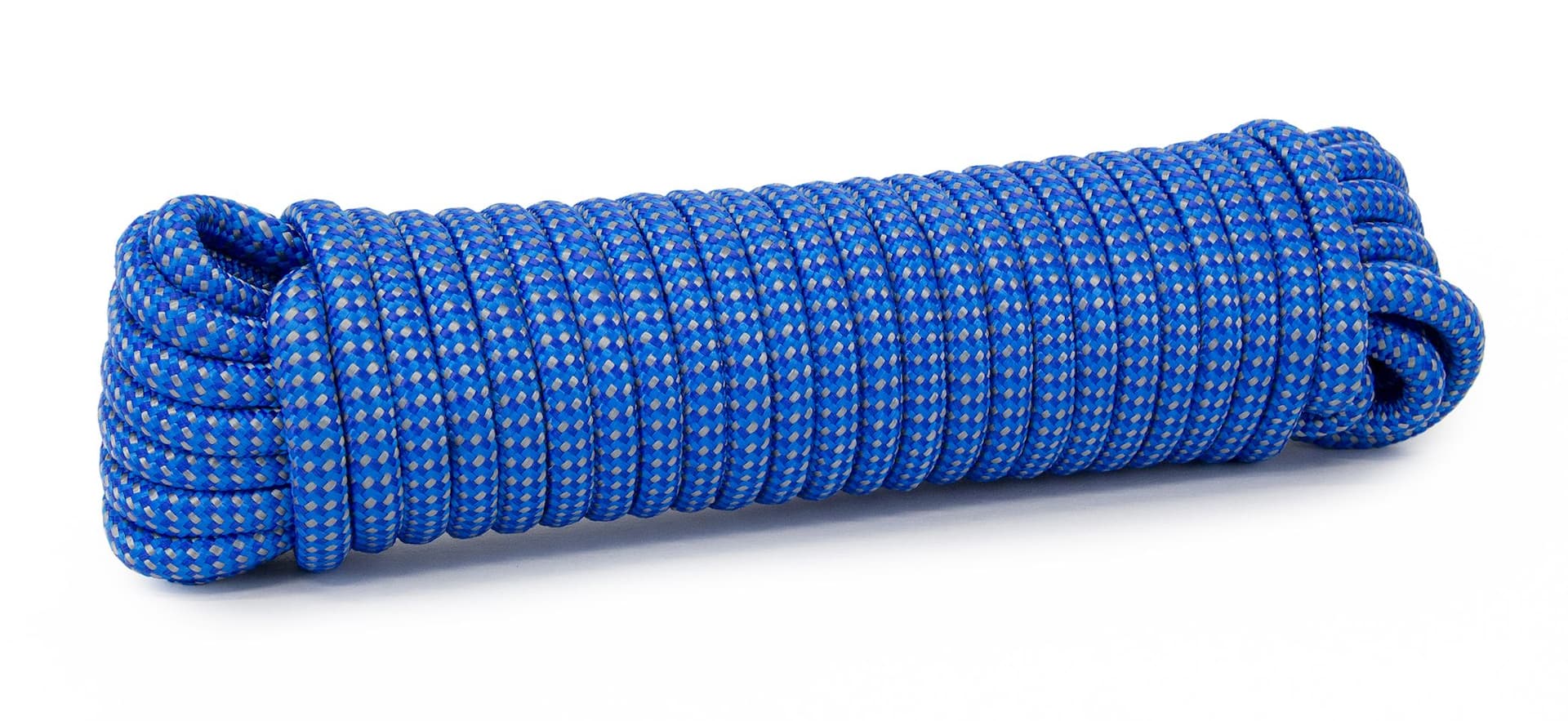 Ficelle à colis KingCord, corde tout usage, épaisseur moyenne, bleu/blanc,  250 pi