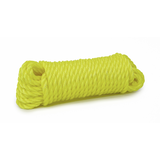 Ben-Mor Polypropylene Twisted Rope, Abrasion Resistance, SWL-420-lbs, Yellow, 1/2-in x 50-ft Front_Angled_Right