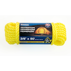 KingCord Polypropylene Multi-Purpose Twisted Rope, 1/4-in x 200-ft