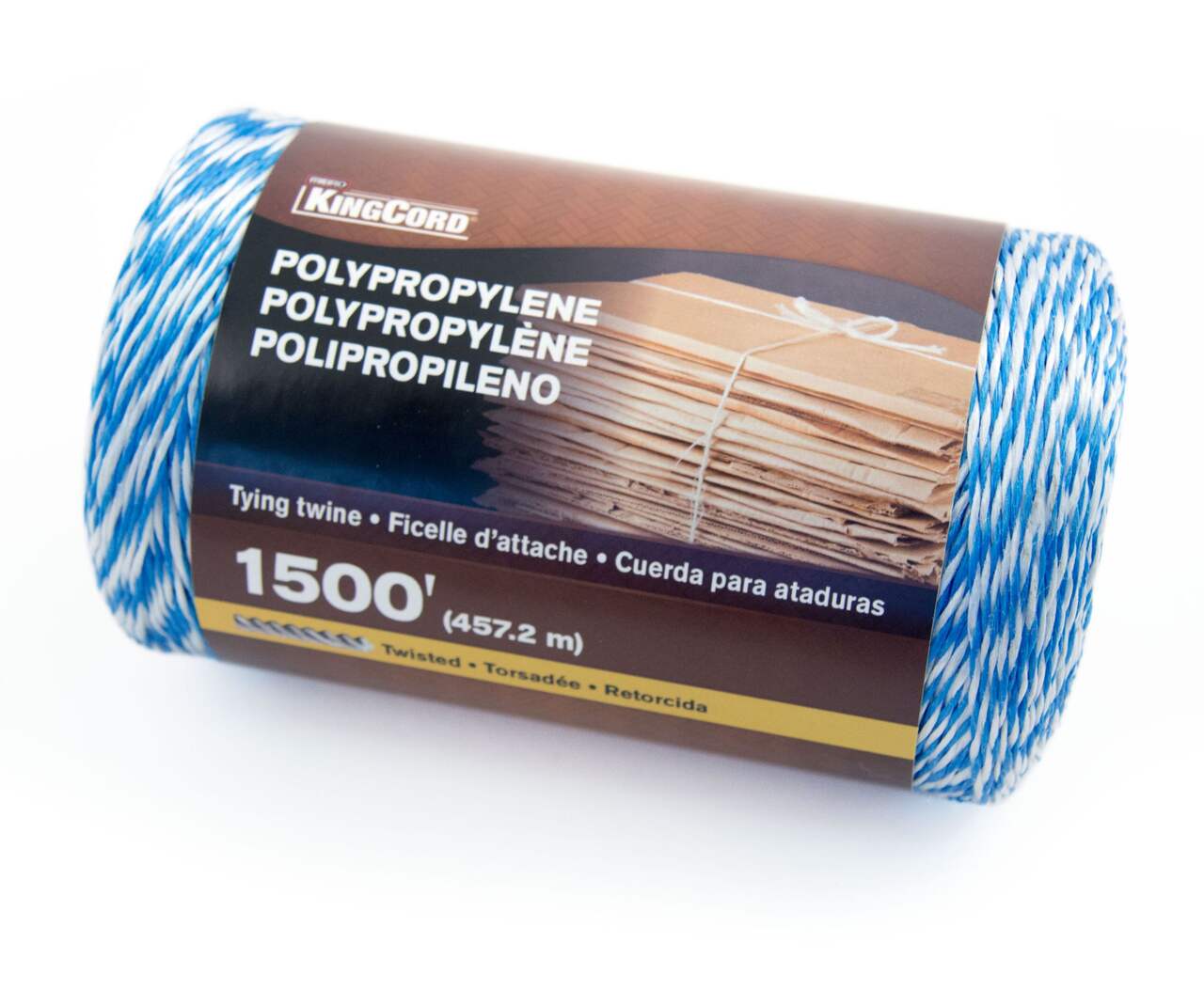 KingCord General Purpose Parcel Polypropylene Twine, for Tying and