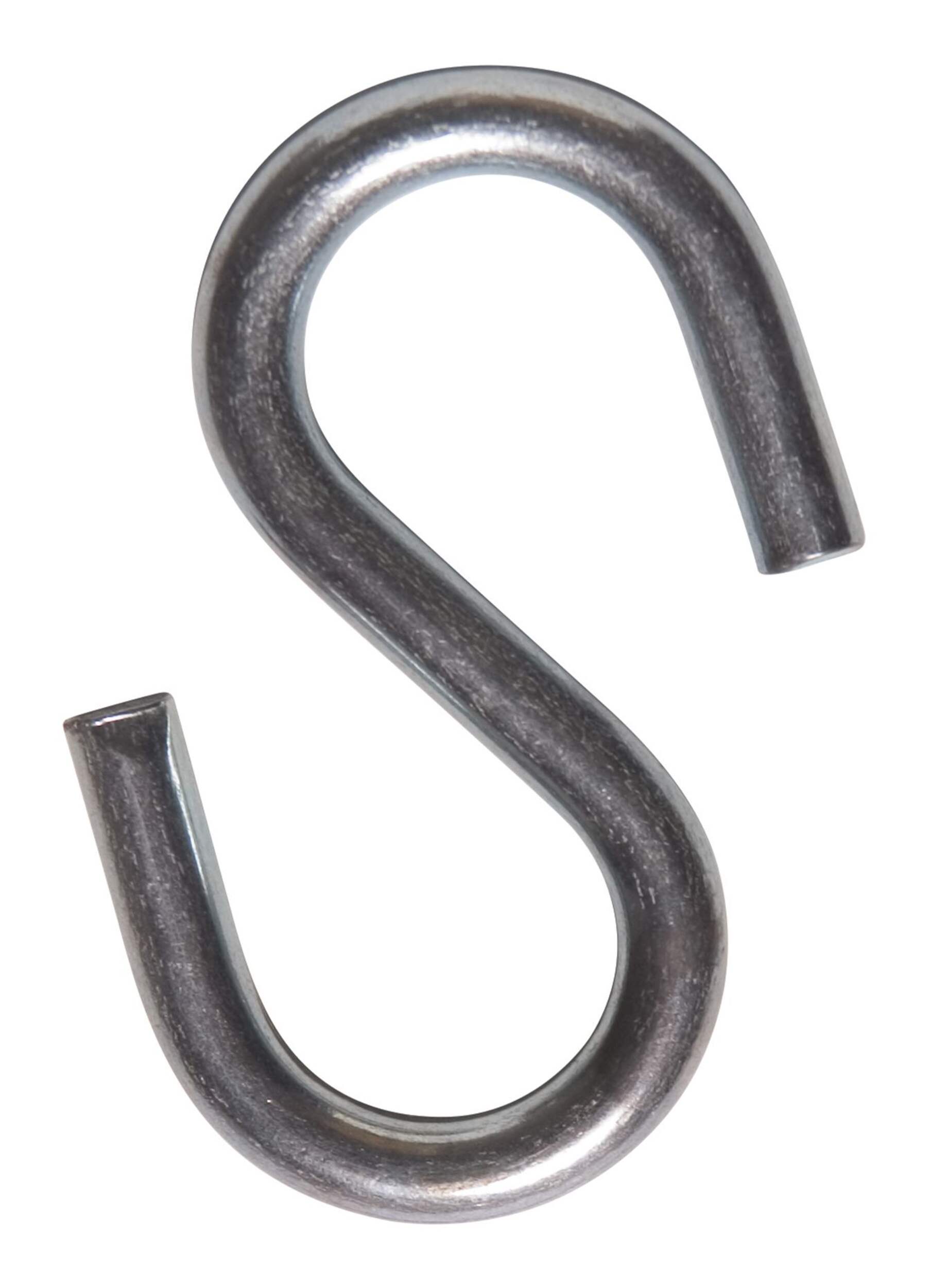 Ben-Mor Light Duty 'S' Hooks, Silver, Assorted Sizes & Pack Sizes Front_Flat