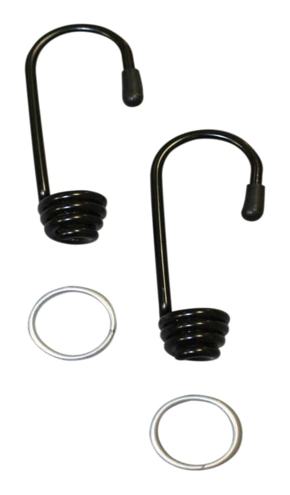 Ben-Mor Plastic Coated Spiral Wire Bungee Cord Replacement Hooks
