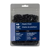 Ben-Mor Plastic Chain #6, 12-ft Front_Flat