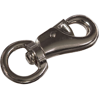 Mousqueton robuste Ben-Mor, nickelé, 1 x 3-3/4 po