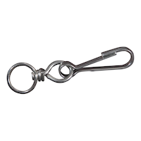 Ben-Mor Simplex Snaps For Small Accessories/Key Chains, Zinc-Plated, Assorted Sizes, 2-pc Front_Flat