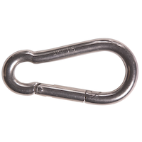 Ben-Mor Carbine Utility Snap Hook, For General Applications, Stainless Steel, Assorted Sizes