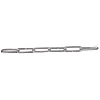 Ben-Mor #2/0 Coil Chain, Straight Link, For Guard Chain Application, Zinc-Plated, 20-ft Front_Flat