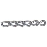 Ben-Mor #4 Machine Chain, Twist Link, Zinc-Plated, 12-ft Front_Flat
