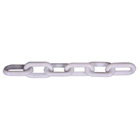 Ben-Mor Light Duty Plastic Chain, #6 White, 1-1/2-in x 20-ft