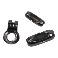 Ben-Mor Bead Chain For Sinks/Tubs/Ceiling Fans/Lighting, Chrome-Plated, Silver, 0.05-ft, 3-pc Front_Flat