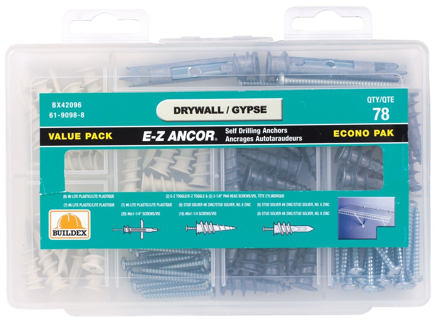 EZ Ancor 8 Mini TwistNLock with Screws Canadian Tire