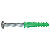 Ancrages nervurés en plastique avec vis Hillman, paq. 26 Side_Right