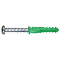 Hillman Plastic Ribbed Anchors Combo Pack With Screws, 26-pk Side_Right