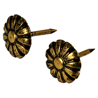 Hillman Daisy Oxford Furniture Nail, All Purpose Nail, Decorative Nail, Antique Brass-Finish