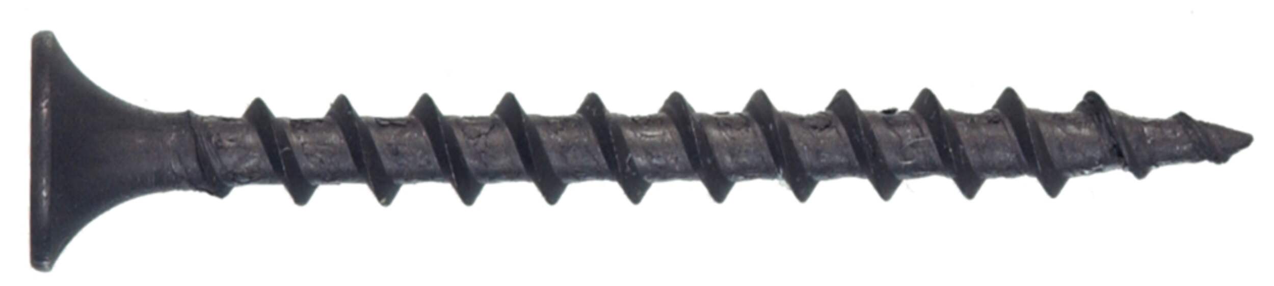 Hillman Coarse Thread DrywAll Screw, 8 x 3-in, 50-pc, Black-Phosphate Finish Side_Left
